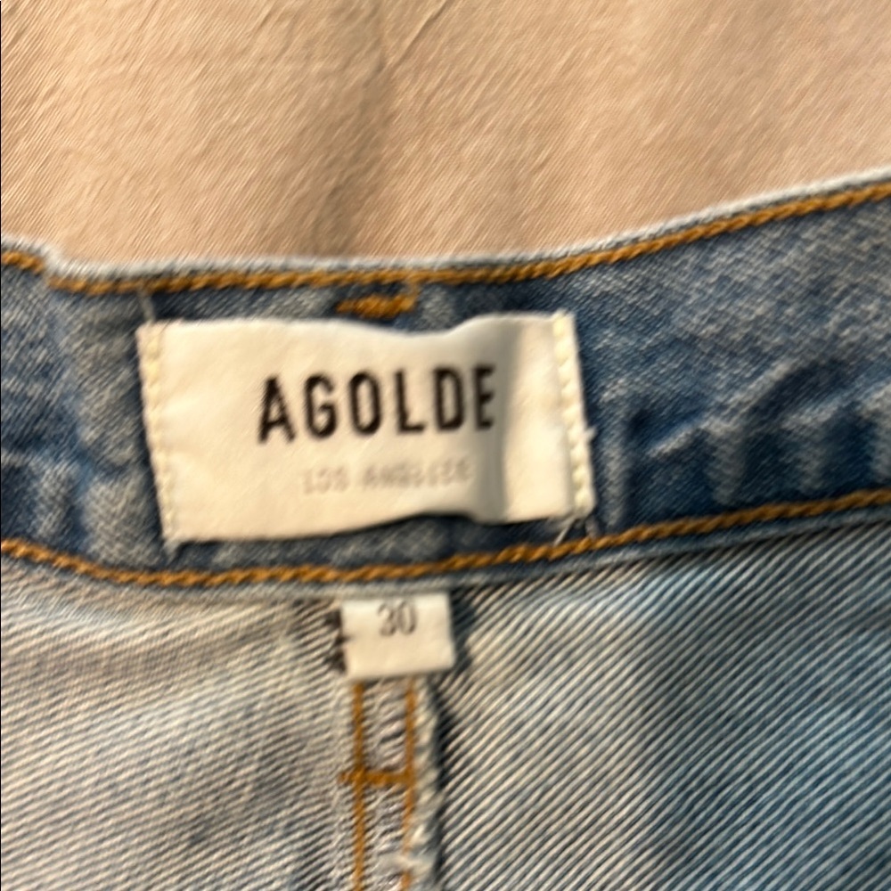 Agolde Mini Denim Skirt - Picture 4 of 4